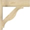 Ekena Millwork Funston Block Rough Sawn Outlooker, Douglas Fir, 8"W x 28"D x 28"H OUT08X28X28FST05RDF - alternate 3